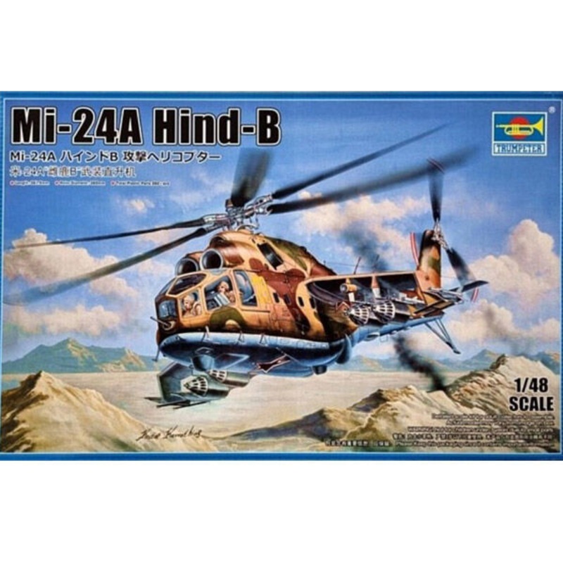 1/48 Mi-24A Hind-B Plastic Model Kit