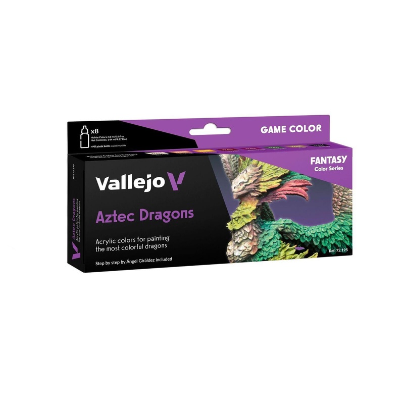 Game Colour Aztec Dragons – 8 Colour Acrylic Paint Set