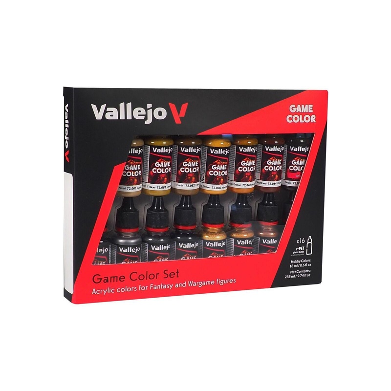 Game Colour Leather & Metal – 16 Colour Acrylic Paint Set
