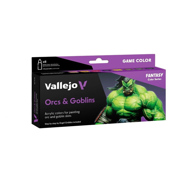 Game Colour Orcs & Goblins – 8 Colour Acrylic Paint Set