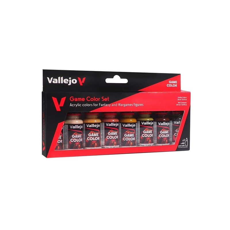 Game Colour Skin Tone – 8 Colour Acrylic Paint Set
