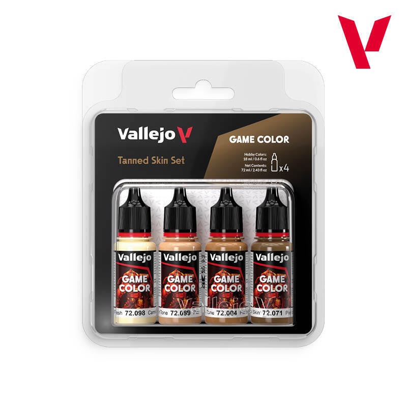 Game Colour Tanned Skin Acrylic Paint Set