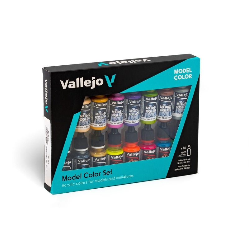Model Colour: Wargame Special (16 Colours) Acrylic Paint Set