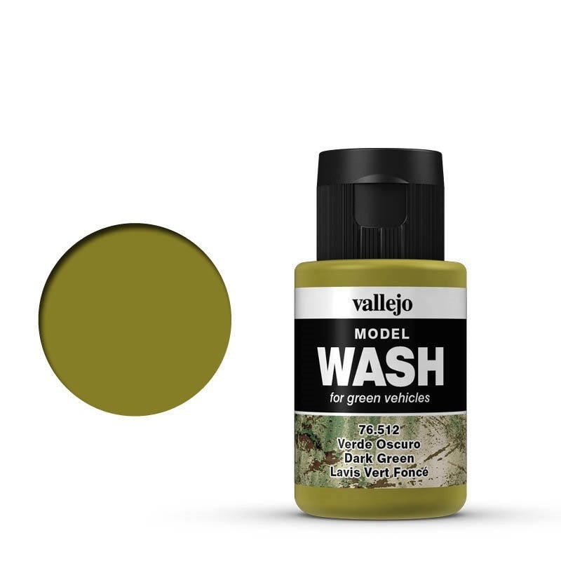 Model Wash Dark Green 35ml Acrylic Paint