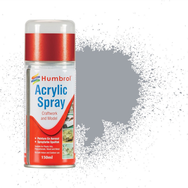Spray Acrylic No 165 Medium Sea Grey Satin
