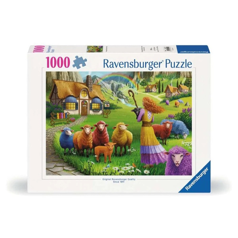 1000pc Colourful Wool Puzzle