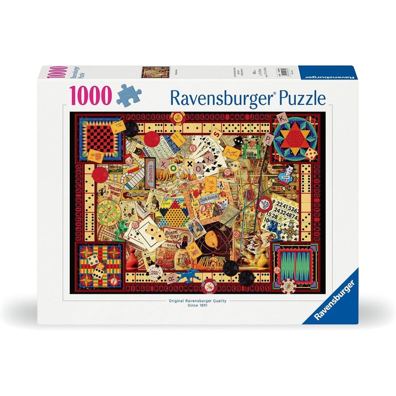 1000pc Vintage Games Puzzle