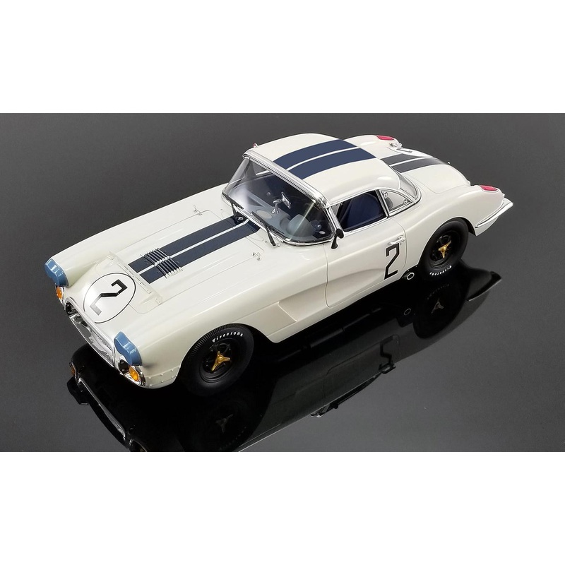 1/18 #2 Cunningham 1960 Chevrolet Corvette – 1960 24hrs of Le Mans