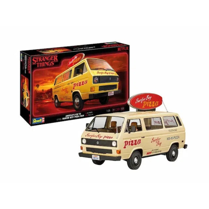 1/25 VW T3 Bus “Surfer Boy”: Stranger Things Model Kit