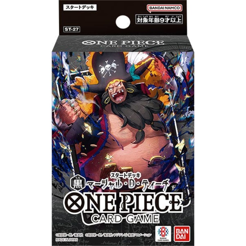 One Piece Card Game: Starter Deck – (Black) Marshall.D.Teach [ST-27]