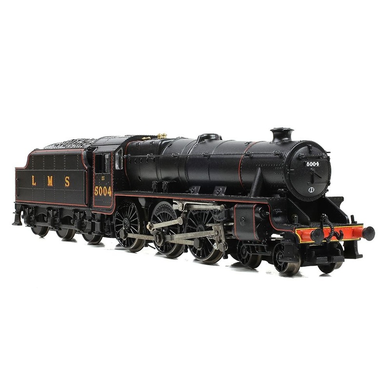 N LMS 5MT ‘Black 5’ with Riveted Tender 5004 LMS Lined Black