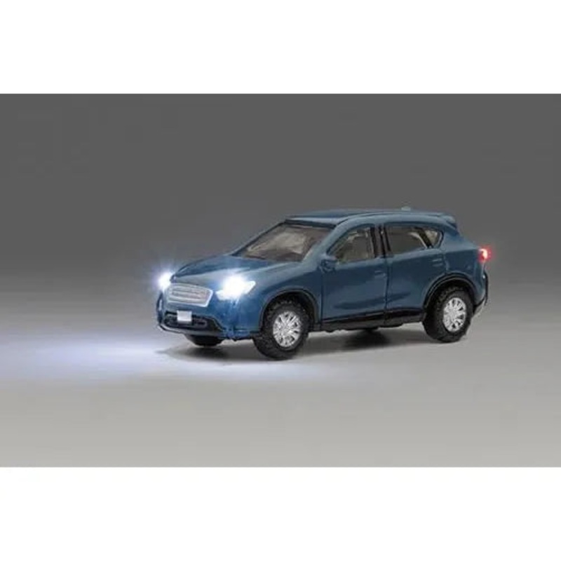 N SUV Car Dark Blue with Lights