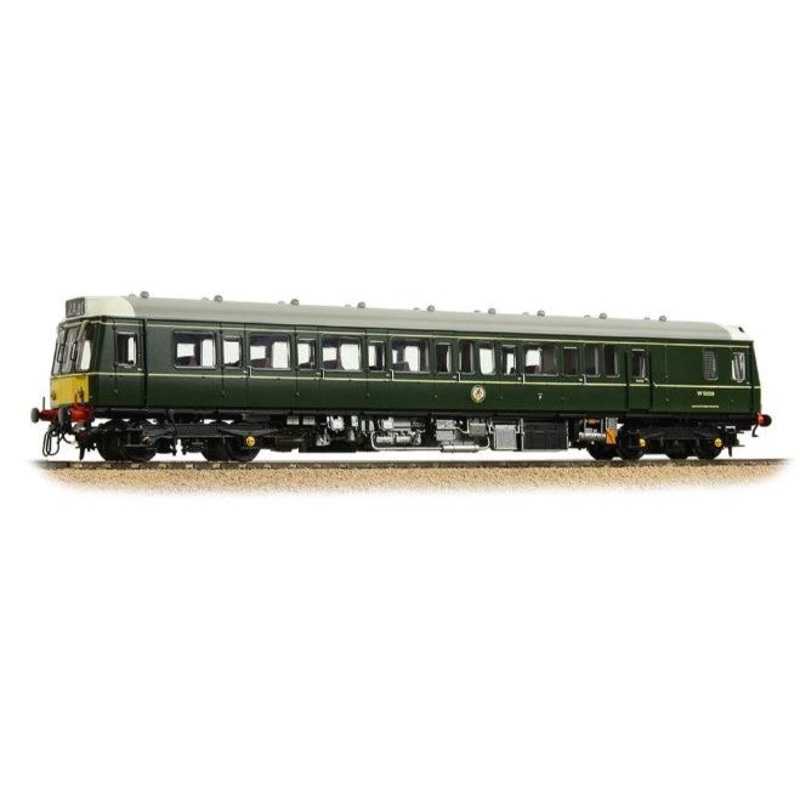 OO Class 121 Single-Car DMU W55028 BR Green (Small Yellow Panels)