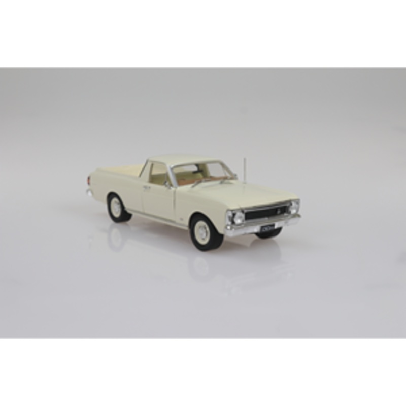 1/24 White 1969 XW Ford Falcon Ute 6 Cylinder Fully