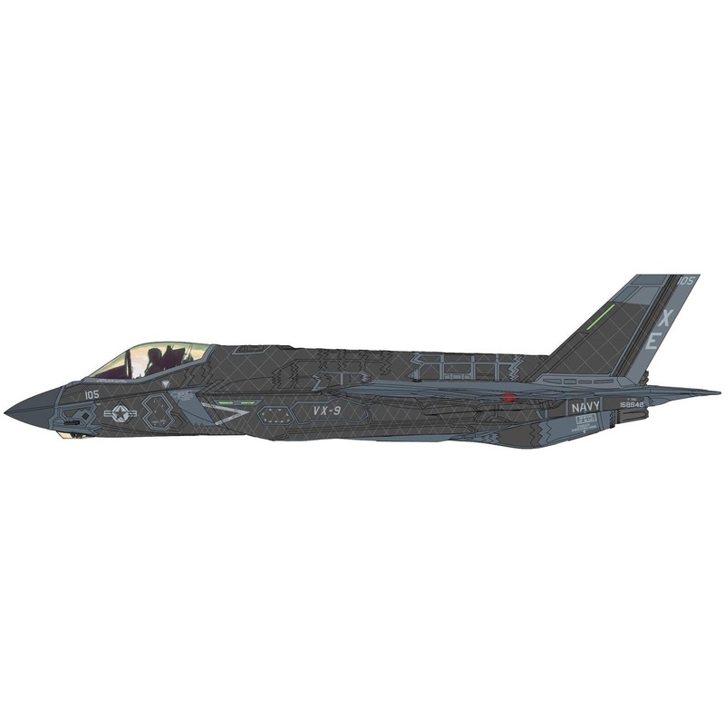 1/72 F-35C “Black Chrome” XE-105/168842 US Navy August 2022