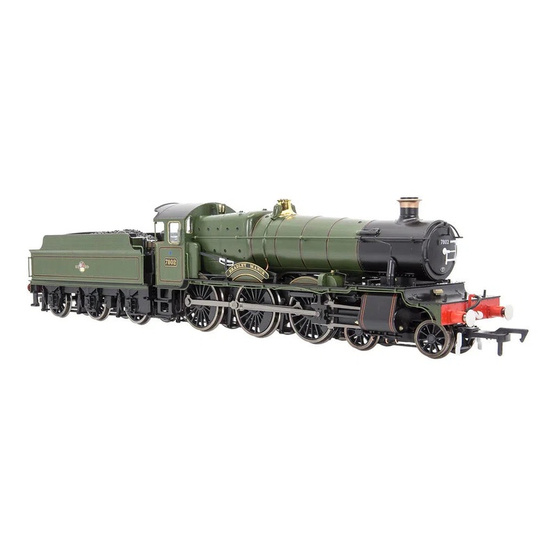 OO Bradley Manor 7802 BR Lined Green Late Crest