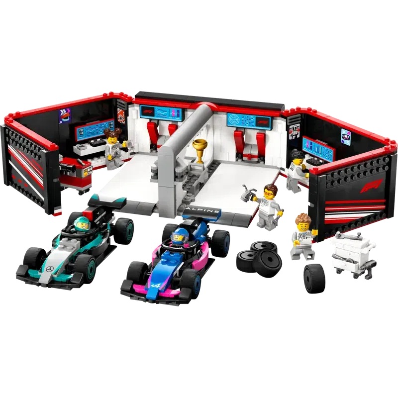 F1 Garage & Mercedes-AMG and Alpine Cars