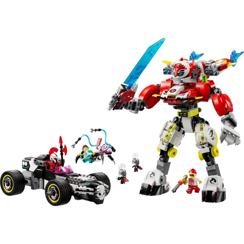 Cooper’s Tiger Mech & Zero’s Hot Rod Car