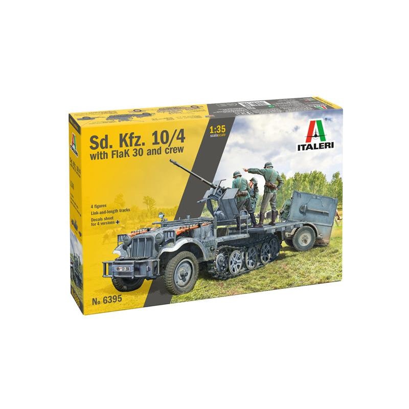 1/35 Sd.Kfz 10/4 with Flak 30 and Crew