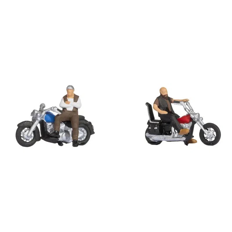 HO Rockers on Motorbikes