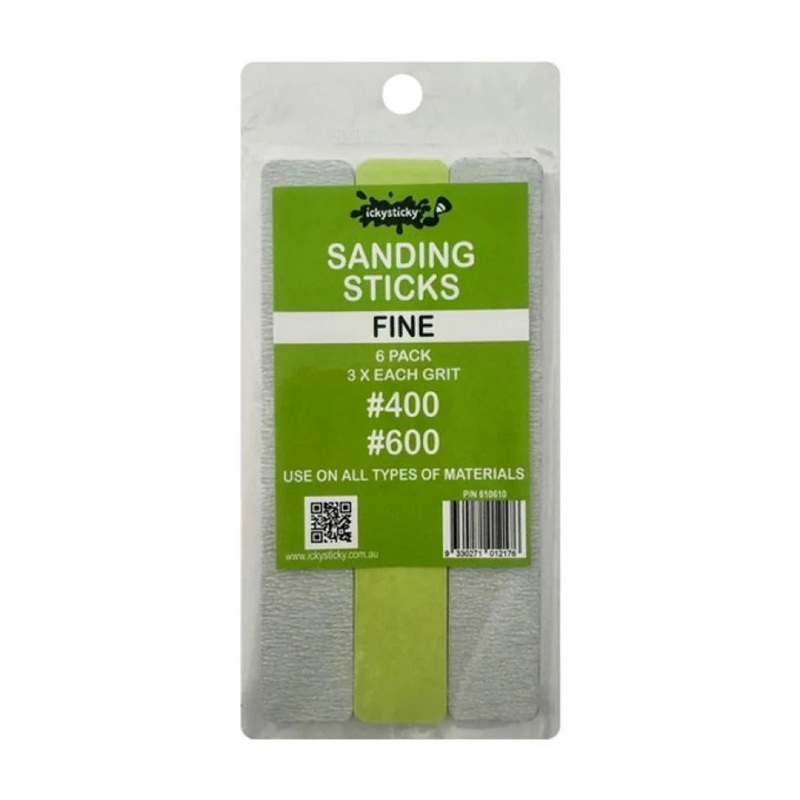 Sanding Sticks – Fine – 6 Pack