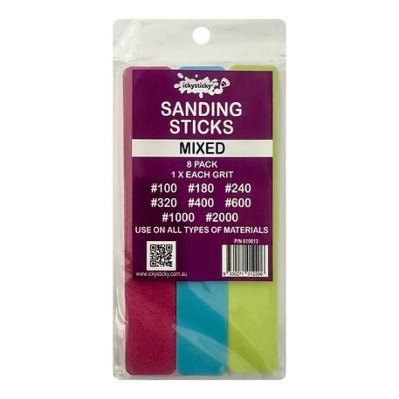 Sanding Sticks – Mixed Pack – 8Pack