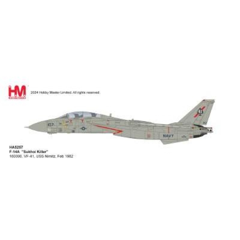 1/72 F-14A”Sukhoi Killer” 160390 VF-41 USS Nimitz Feb 1982