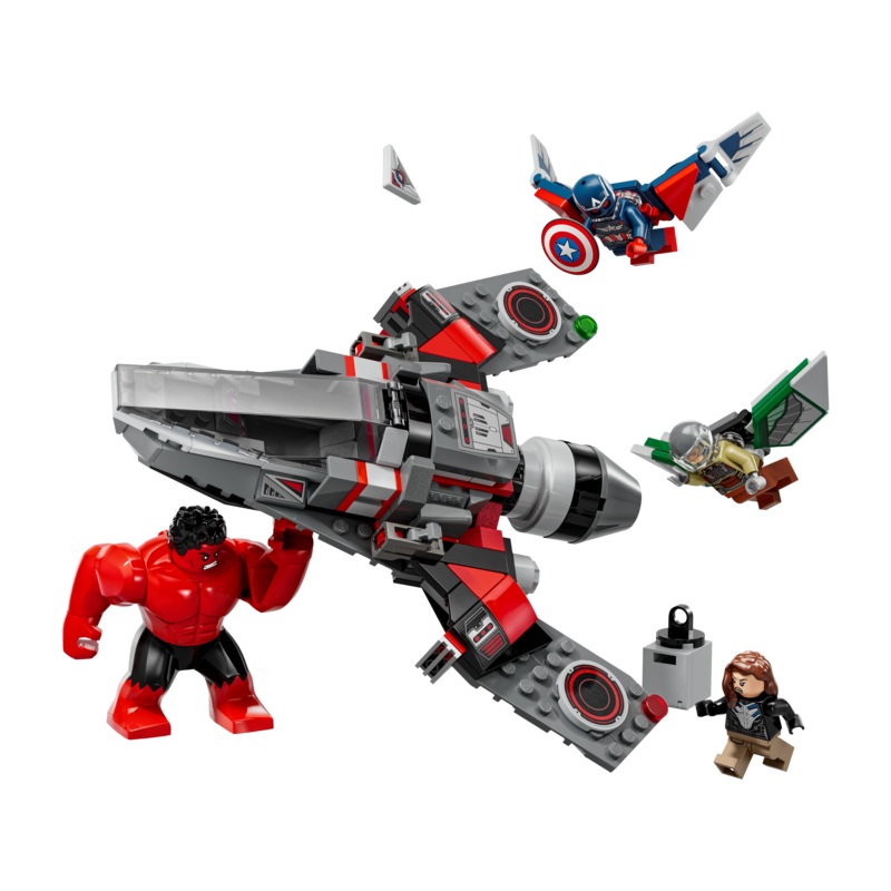 Captain America vs. Red Hulk Battle
