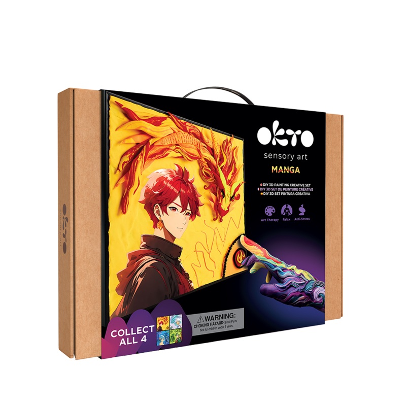 DIY 3D Painting Manga 30x40cm – Fire