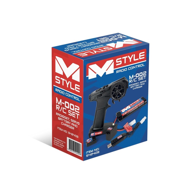 RC Combo Starter Set (TX RX Radioset, Servo, Battery & Charger)