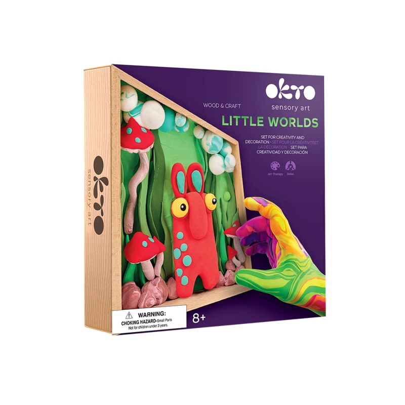 Wood&Craft DIY Little Worlds 21x21cm – Mommy Troll