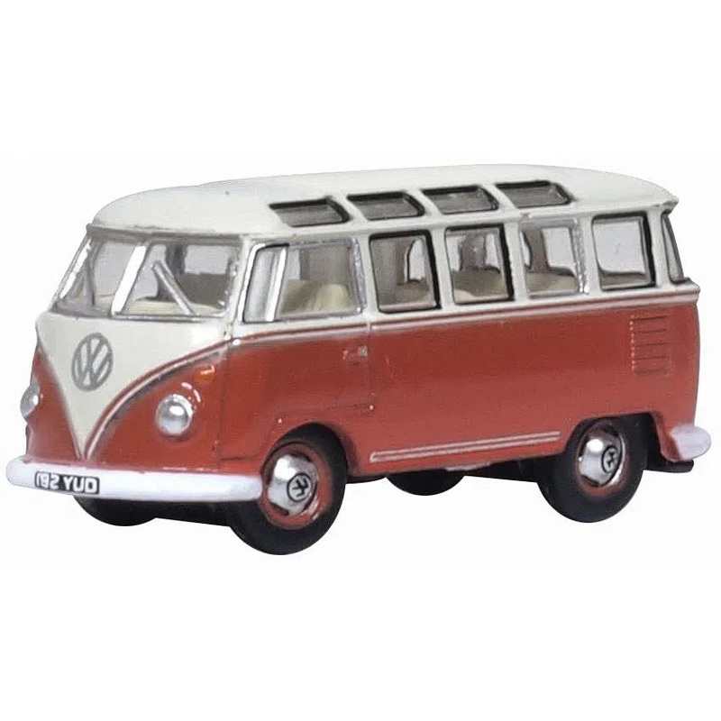 1/148 VW T1 Samba Bus Sealing Wax Red/Beige Grey