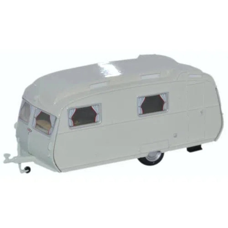 1/76 Carlight Continental Caravan Light Grey