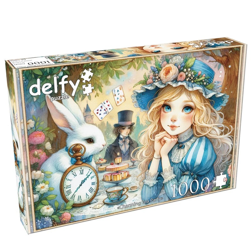 1000pc Charming Tea Party Jigsaw Puzzle