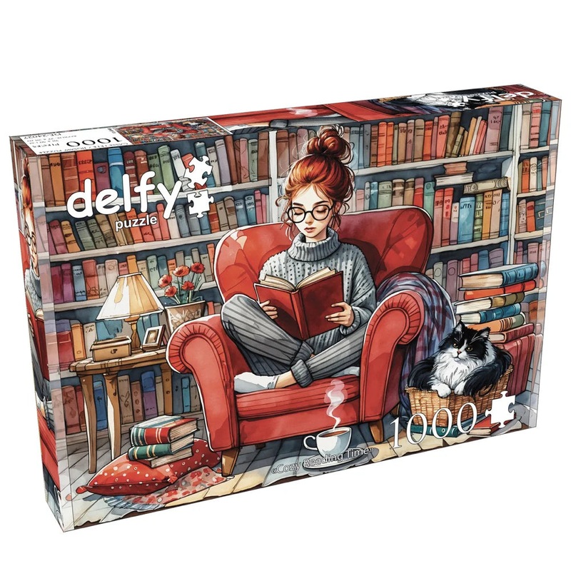 1000pc Cozy Reading Time Jigsaw Puzzle
