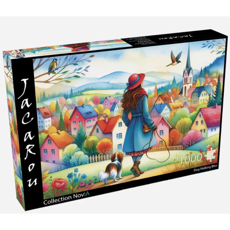 1000pc Dog Walking Bliss Jigsaw Puzzle