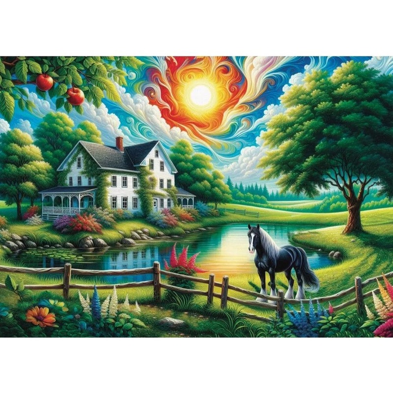 1000pc Majestic Black Beauty Jigsaw Puzzle