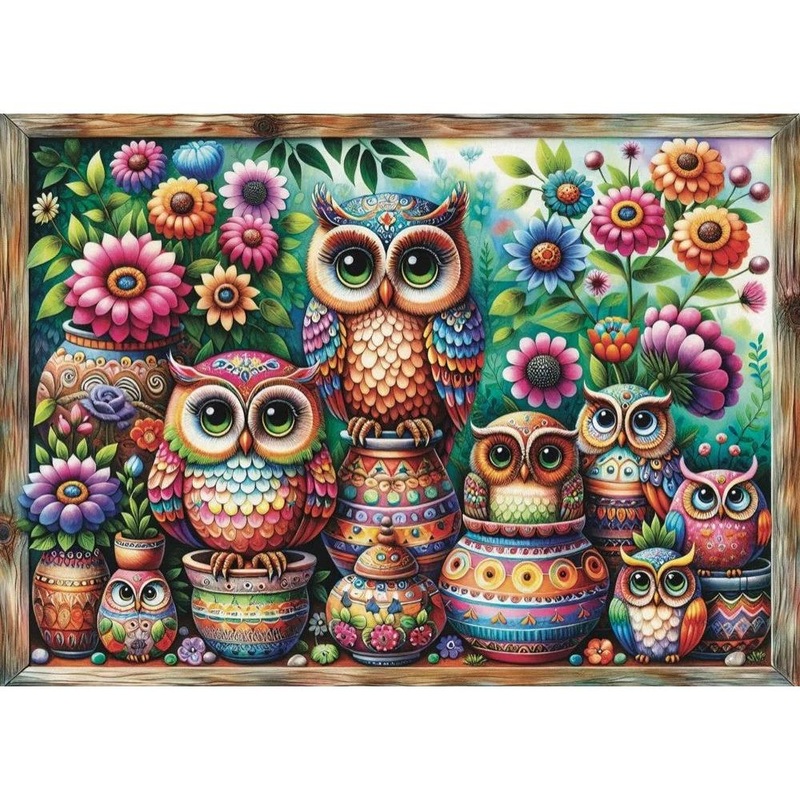 1000pc Owl Together Now Jigsaw Puzzle