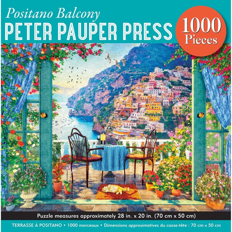1000pc Positano Balcony Jigsaw Puzzle