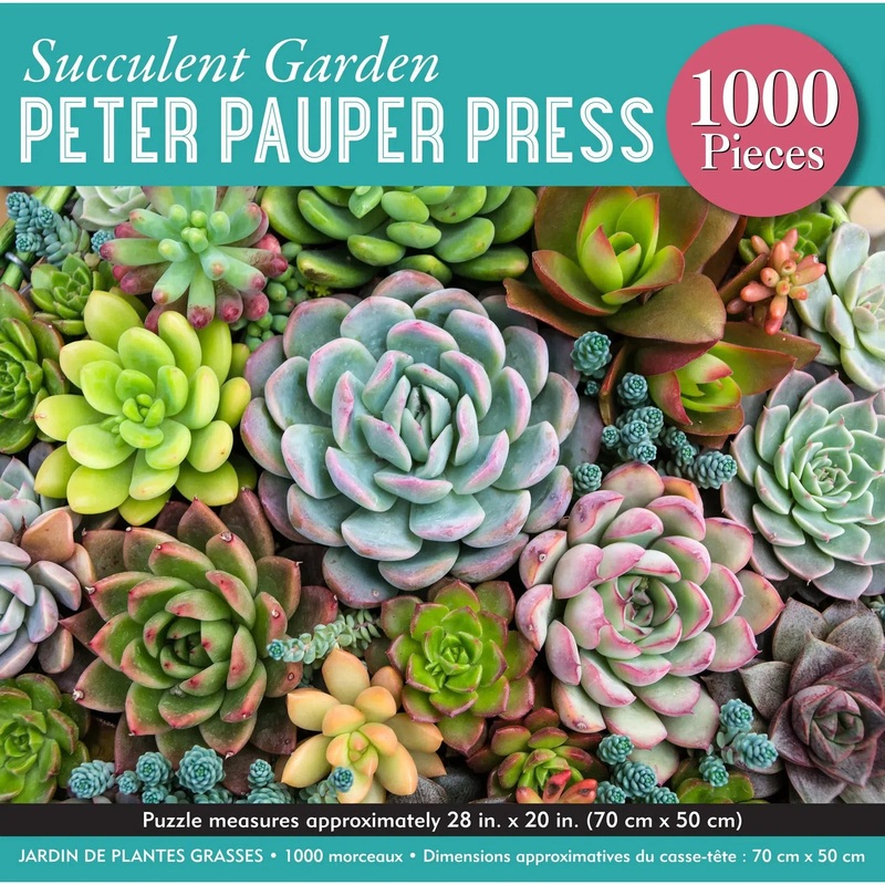 1000pc Succulent Garden Jigsaw Puzzle