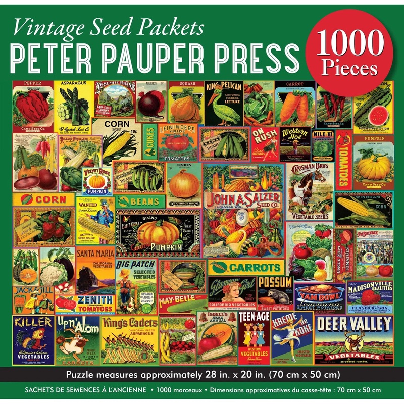 1000pc Vintage Seed Packets Jigsaw Puzzle