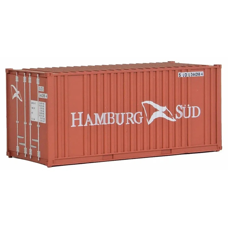 HO 20′ Corrugated Container with Flat Panel – Assembled- Hamburg Sud