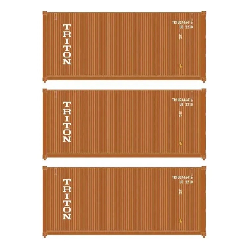 HO 20′ Fully Corrugated Container – 3-Pack- Triton