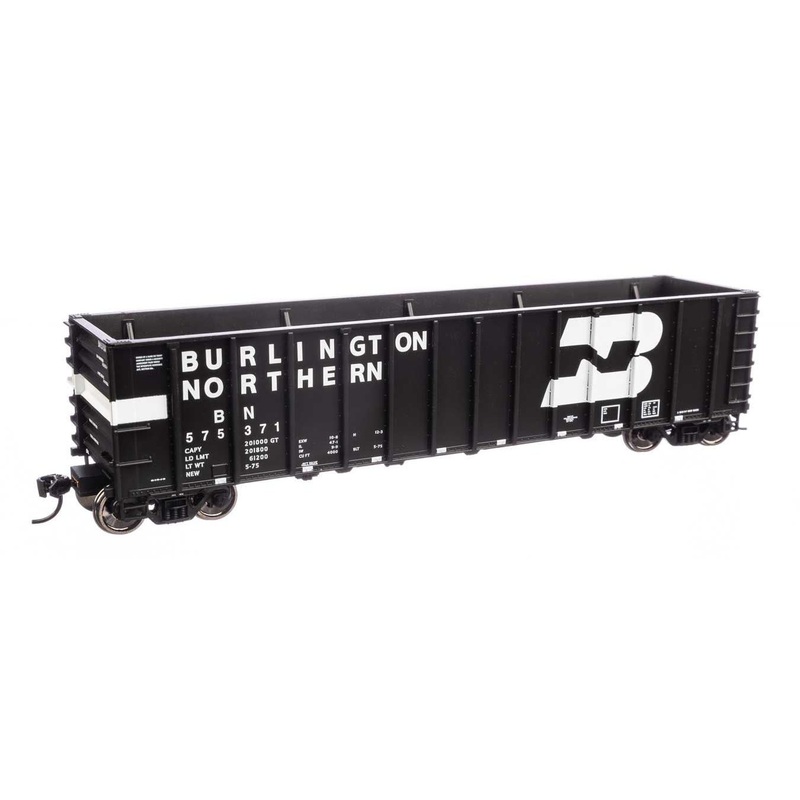 HO 50′ PS 4000 Cu Ft Coal Gondola – Ready to Run- Burlington Northern #575371