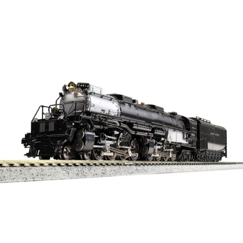 N 4-8-8-4 Big Boy with Oil Tender – DCC- Union Pacific #4014 (2021 Version; Black Graphite)