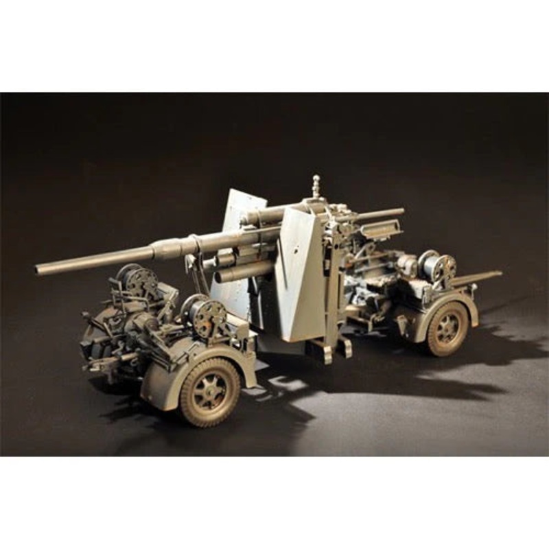 1/18 German Flak 36 88MM Anti-Aircraft Gun Plastic Model Kit