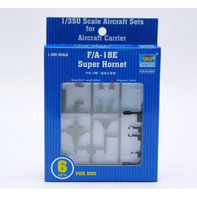 1/350 F/A-18E Super Hornet (6pcs./box)