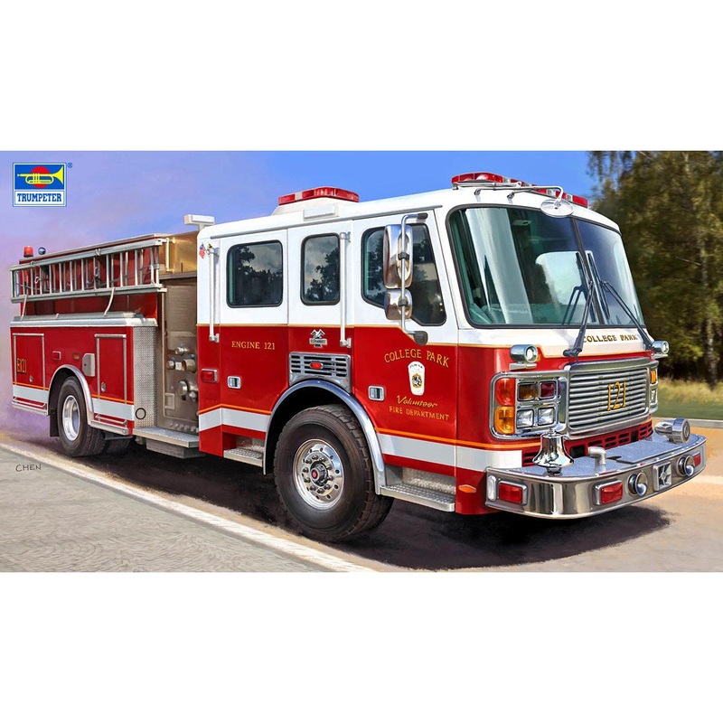 1/72 American LaFrance Eagle Fire Pumper Plastic Model Kit