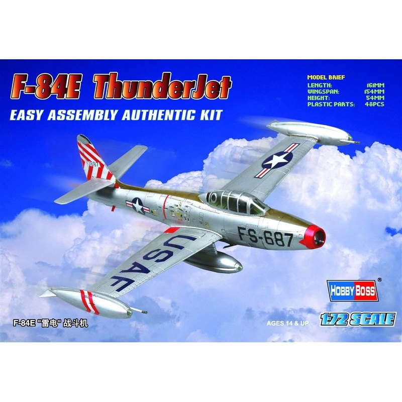 1/72 F-84E “Thunderjet” Plastic Model Kit