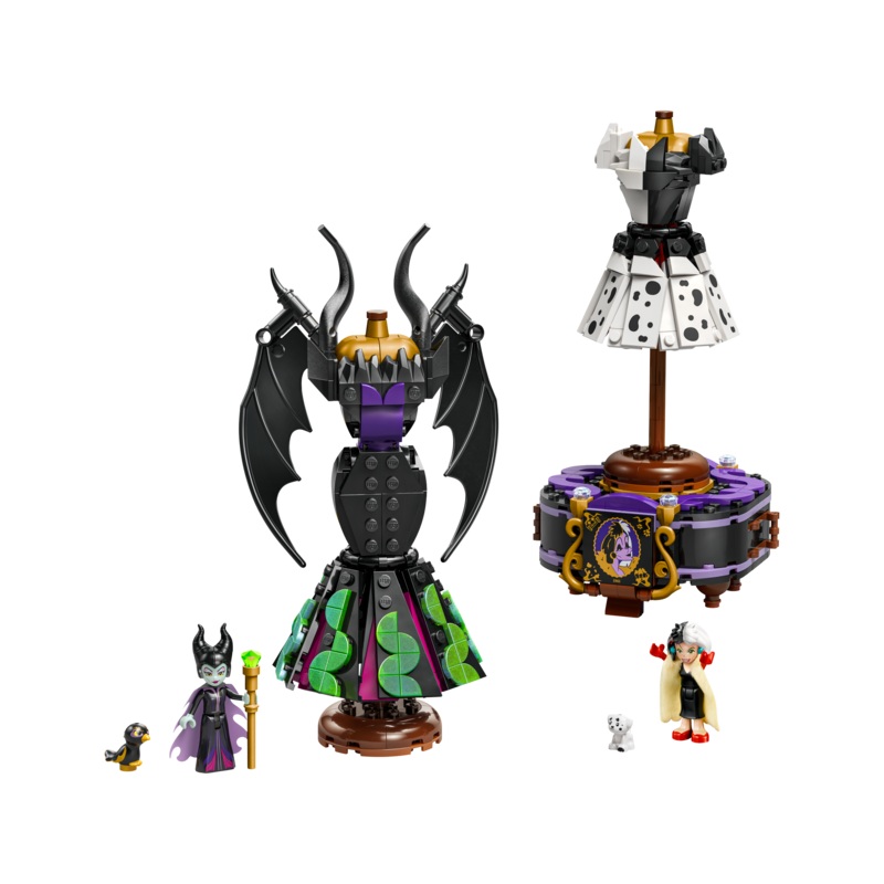 Maleficent’s and Cruella De Vil’s Dresse
